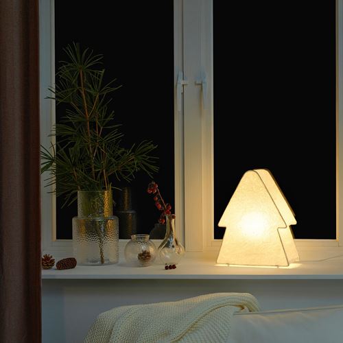 IKEA - STRALA, table lamp, white, 32 cm