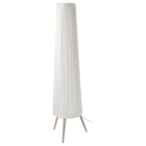 IKEA - ÖKENSAND, floor lamp, beech-white, 154 cm