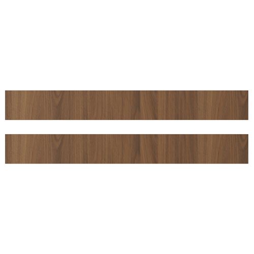 IKEA - TISTORP, drawer front, brown walnut effect, 80x10 cm