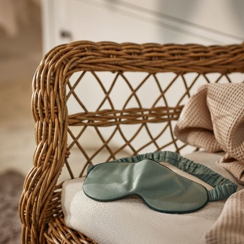 IKEA - STJARNANEMON, göz bandı, gri-yeşil, 20x9 cm