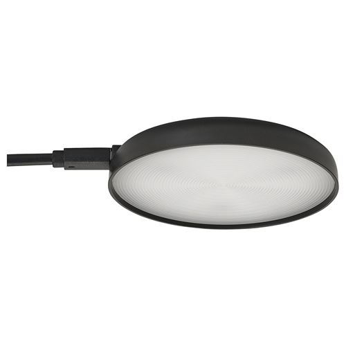 IKEA - STRIMSAV, spotlight with LED, black, 6x1 cm