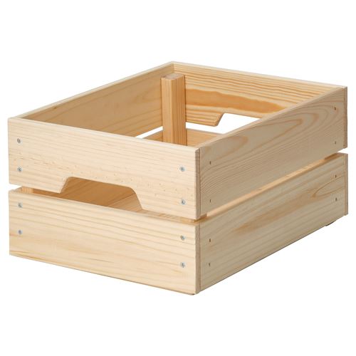 IKEA - KNAGGLIG, box, pine, 23x31x15 cm