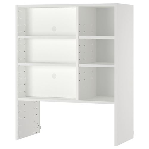 IKEA - METOD, extractor cabinet frame, white, 80x37x100 cm