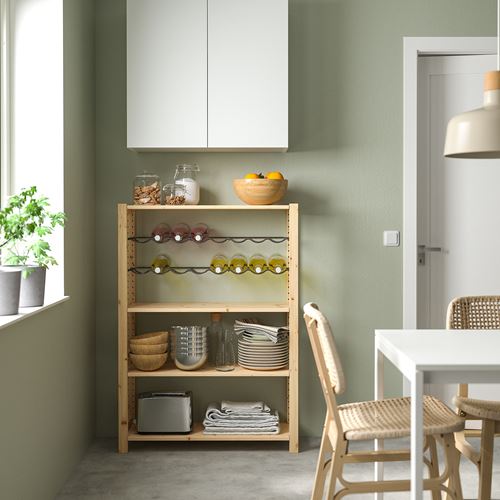 IKEA - IVAR, shelving unit, pine, 89x30x124 cm