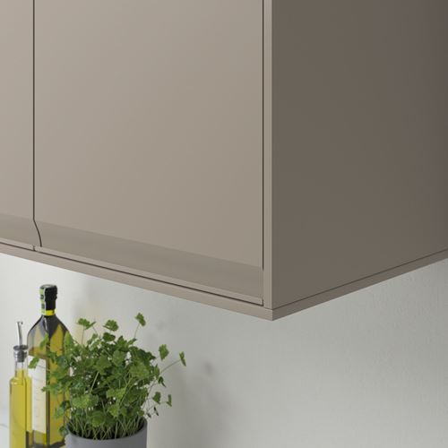 IKEA - UPPLÖV	, decorative strip, matte dark beige, 221x1 cm