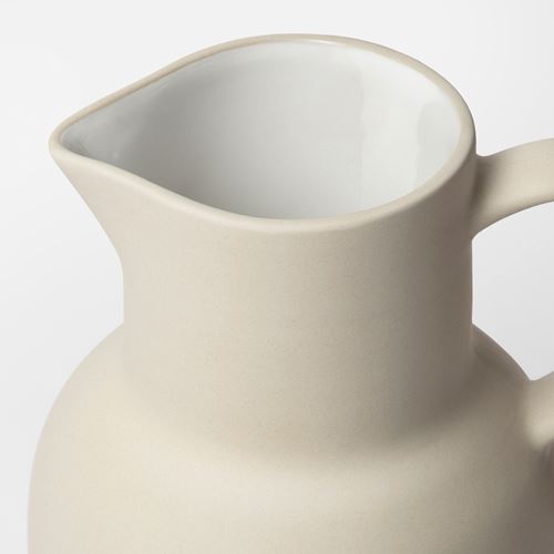 IKEA - SLATTIKA, jug, white, 0,8 l