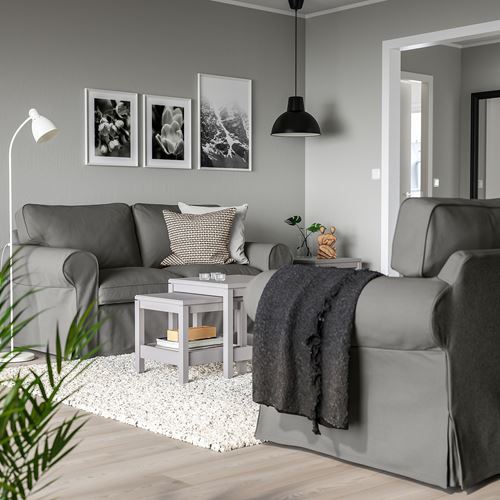 IKEA - EKTORP, 2-seat sofa, Hakebo dark grey