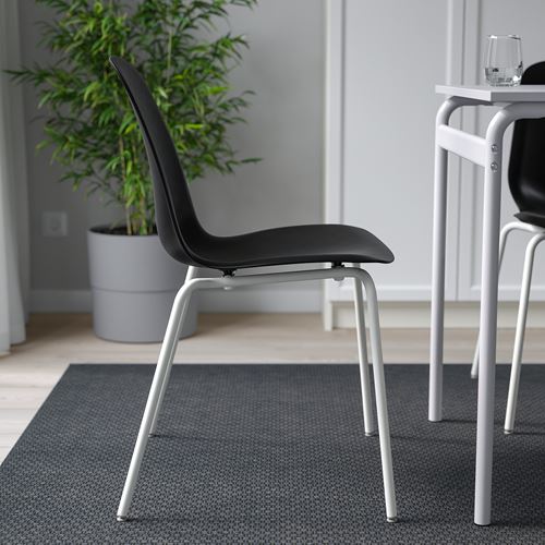 IKEA - LIDAS/SEFAST, chair, black-white