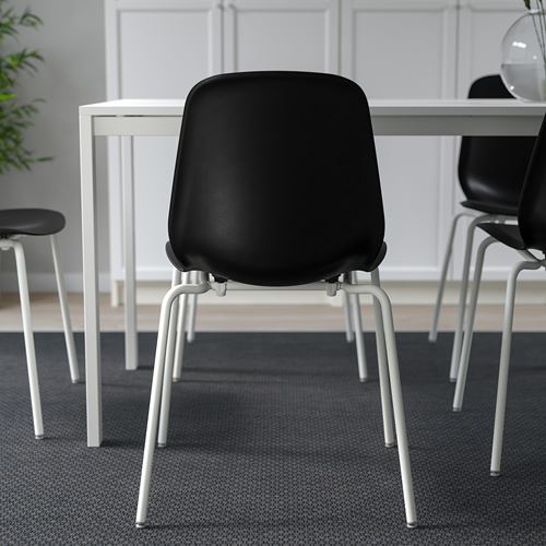 IKEA - LIDAS/SEFAST, chair, black-white