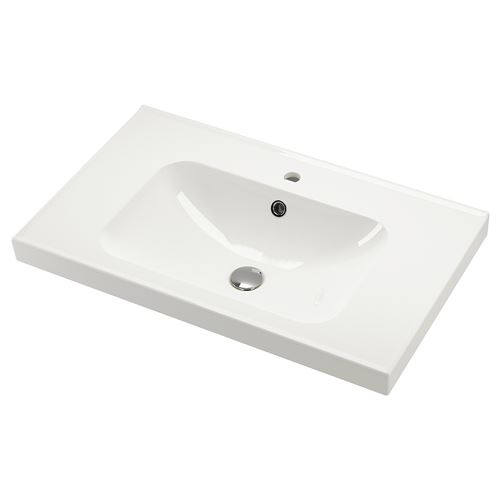 IKEA - ORRSJÖN, wash-basin, white, 82x49 cm