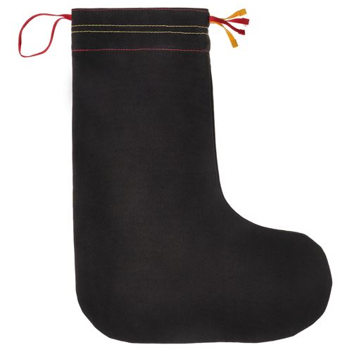 IKEA - VINTERFINT, christmas stocking, black, 40 cm