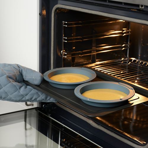 IKEA - KANTNAL, silicone cake mould, grey-turquoise, 18 cm