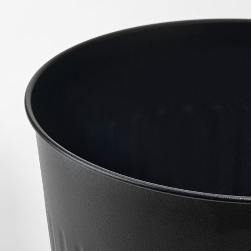 IKEA - CITRONMELISS, steel plant pot, anthracite, 19 cm