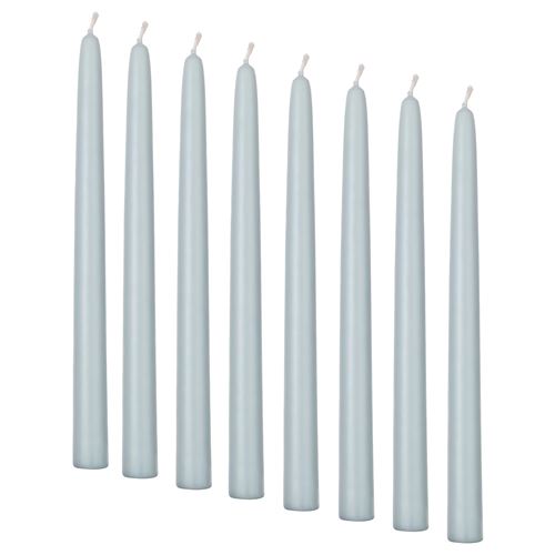 IKEA - KLOKHET, şamdan mumu, mavi-gri, 5.5 saat