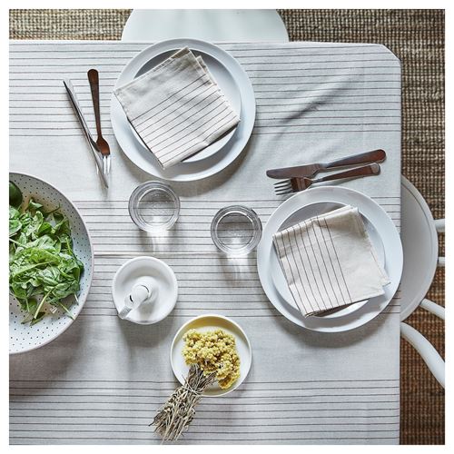 IKEA - OFTAST, side plate, white, 19 cm