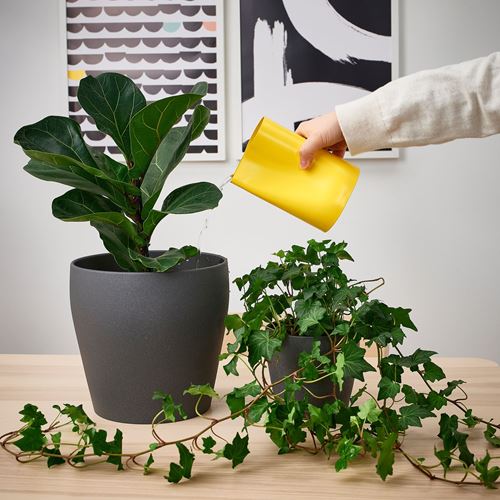 IKEA - CHILIFRUKT, vazo, parlak sarı, 17 cm
