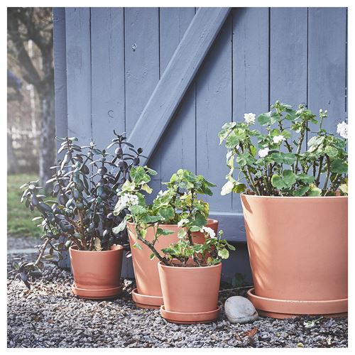 IKEA - BRUNBAR, earthenware plant pot, terracotta, 24 cm