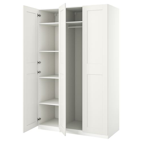 IKEA - PAX/GRIMO, PAX wardrobe, white, 150x60x236 cm