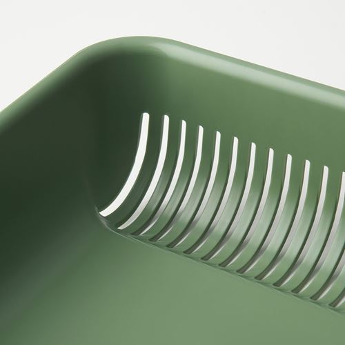 IKEA - SKOLAST, food waste strainer, green, 16x17x5 cm