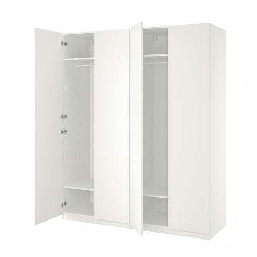 IKEA - PAX/FORSAND, PAX wardrobe, white, 200x60x236 cm