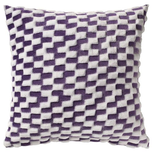 IKEA - BLASKATA, lace pillow cover, purple, 50x50 cm