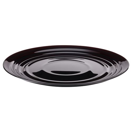 IKEA - NATBARB, plate, black, 24 cm