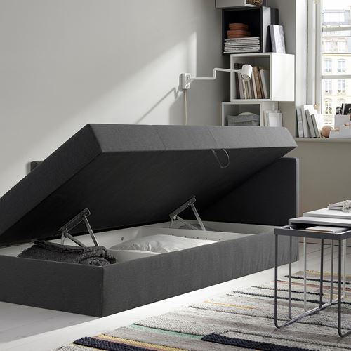 IKEA - OTEREN, divan, gri, 90x200 cm