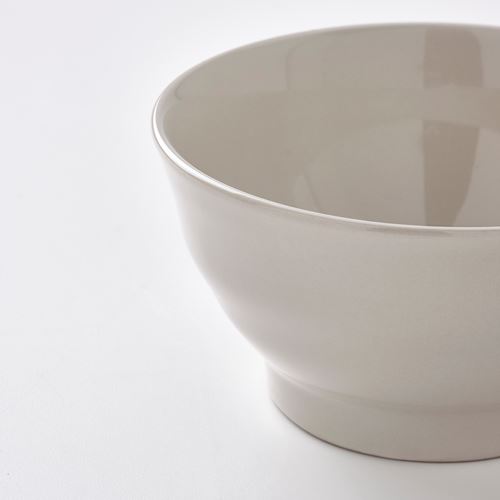 IKEA - SANDSKADDA, bowl set, light grey/beige, 14 cm