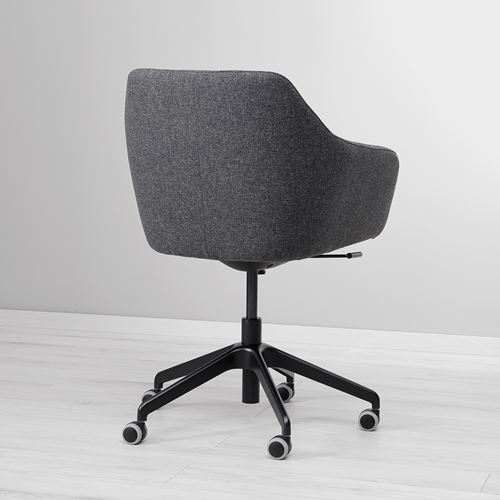 IKEA - TOSSBERG/LANGFJALL, office chair, gunnared dark grey-black