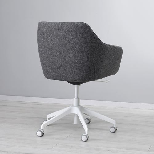 IKEA - TOSSBERG/LANGFJALL, office chair, gunnared dark grey-white