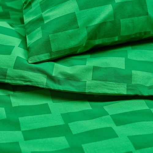 IKEA - BLASKATA, kids' bedding set, green, 150x200/50x60 cm