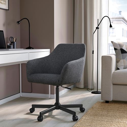 IKEA - TOSSBERG/MALSKAR, office chair, gunnared dark grey-black