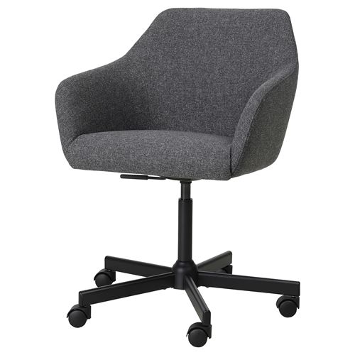 IKEA - TOSSBERG/MALSKAR, office chair, gunnared dark grey-black