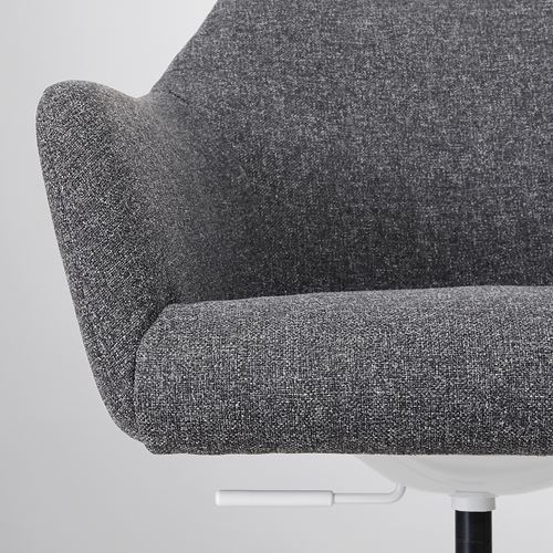 IKEA - TOSSBERG/MALSKAR, office chair, gunnared dark grey-white