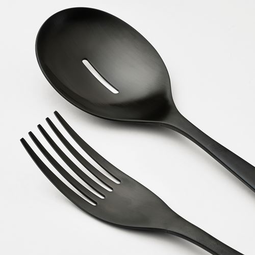 IKEA - TILLAGD, serveware set, black, 24 cm