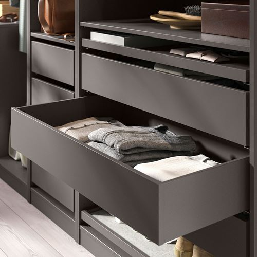 IKEA - KOMPLEMENT, drawer, dark grey, 100x58 cm