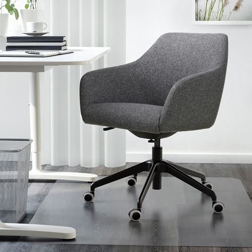 IKEA - TOSSBERG/LANGFJALL, office chair, gunnared dark grey-black