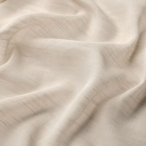 IKEA - HALLEBRACKA, sheer curtains, 1 pair, light beige, 145x300 cm