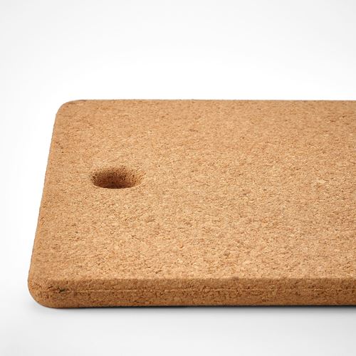 IKEA - HEAT, pot stand, cork, 23x17 cm