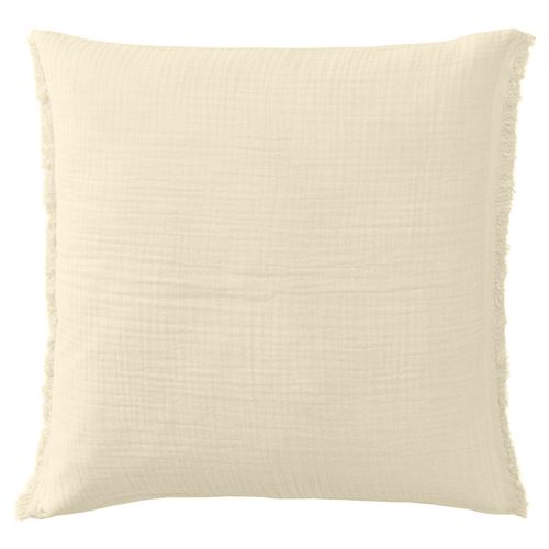 IKEA - VALLKRASSING, lace pillow cover, off white, 50x50 cm