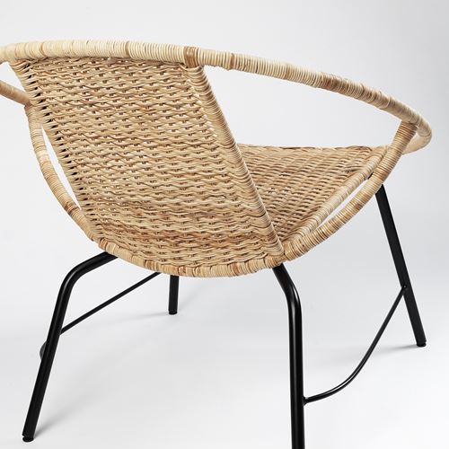 IKEA - ORRESLATT, rattan sofa, rattan-anthracite