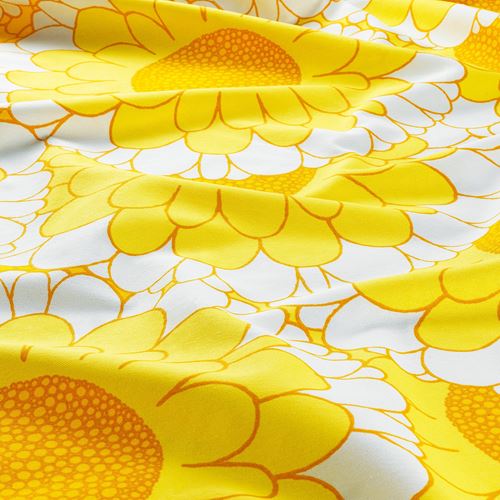 IKEA - SANDETERNELL, pre-cut fabric, yellow, 150x300 cm