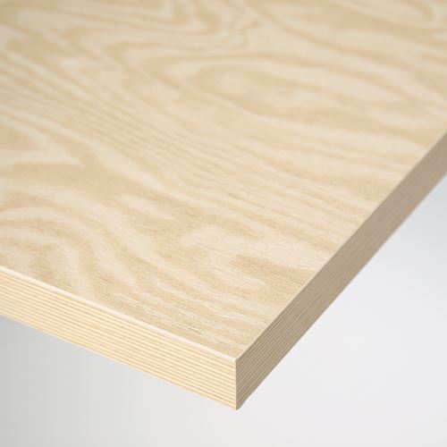 IKEA - MITTCIRKEL/TILLSLAG, desk, lively pine effect-white, 140x60 cm