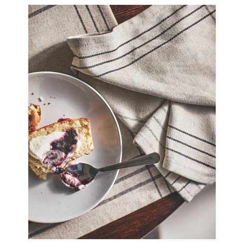 IKEA - VARARV, place mat, dark gray-natural, 35x45 cm