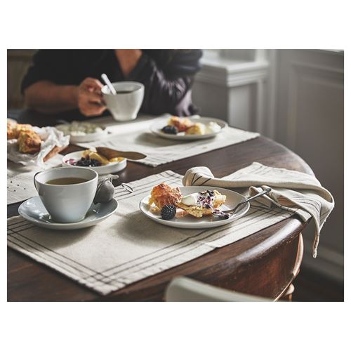 IKEA - VARARV, place mat, dark gray-natural, 35x45 cm