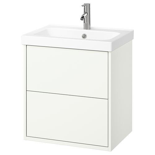 IKEA - HAVBACK/ORRSJÖN, wash-basin and cabinet, white, 62x49x69 cm