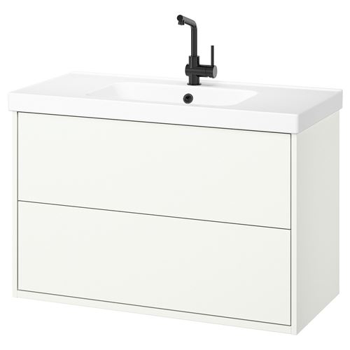IKEA - HAVBACK/ORRSJÖN, wash-basin and cabinet, white, 102x49x69 cm