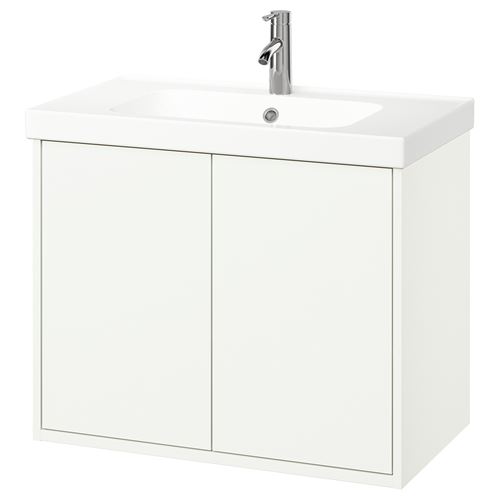 IKEA - HAVBACK/ORRSJÖN, lavabo dolabı kombinasyonu, beyaz, 82x49x69 cm