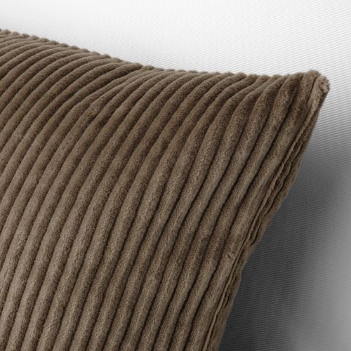 IKEA - ASVEIG, lace pillow cover, grey-brown, 40x58 cm