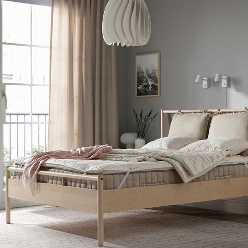 IKEA - RADHUSVIN, mattress protector, off white, 140x200 cm